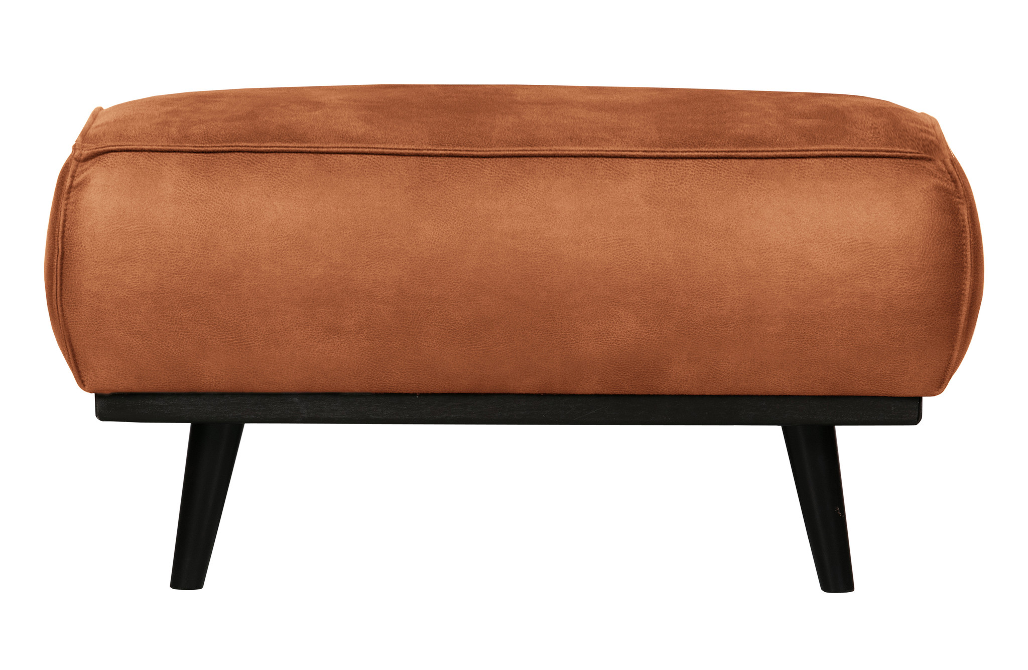 Statement Hocker Eco Leer Cognac 80x55cm