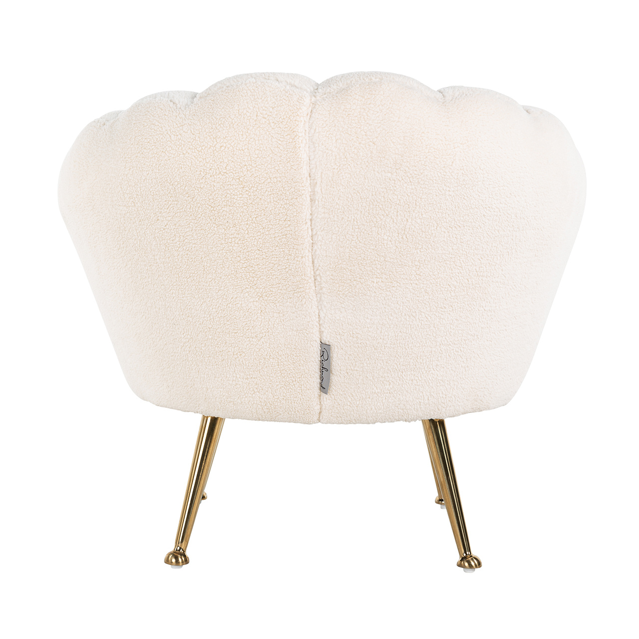 Kinderstoel Charly White teddy / Gold (White)