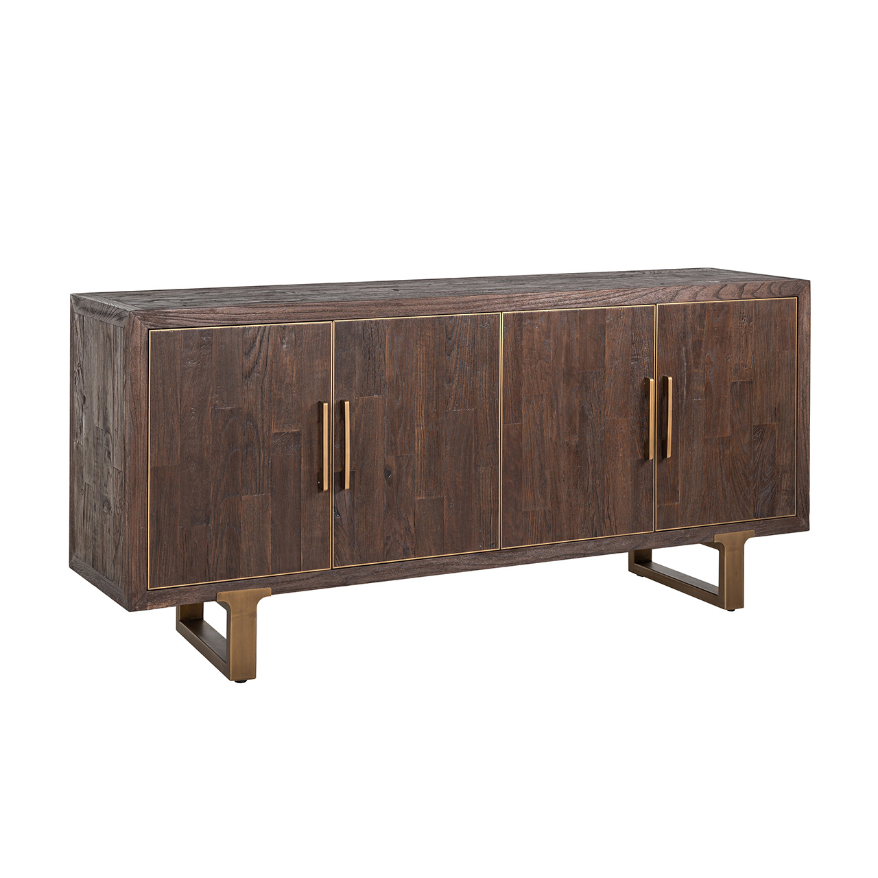 Dressoir Cromford Mill 4-deuren (Brushed Gold)