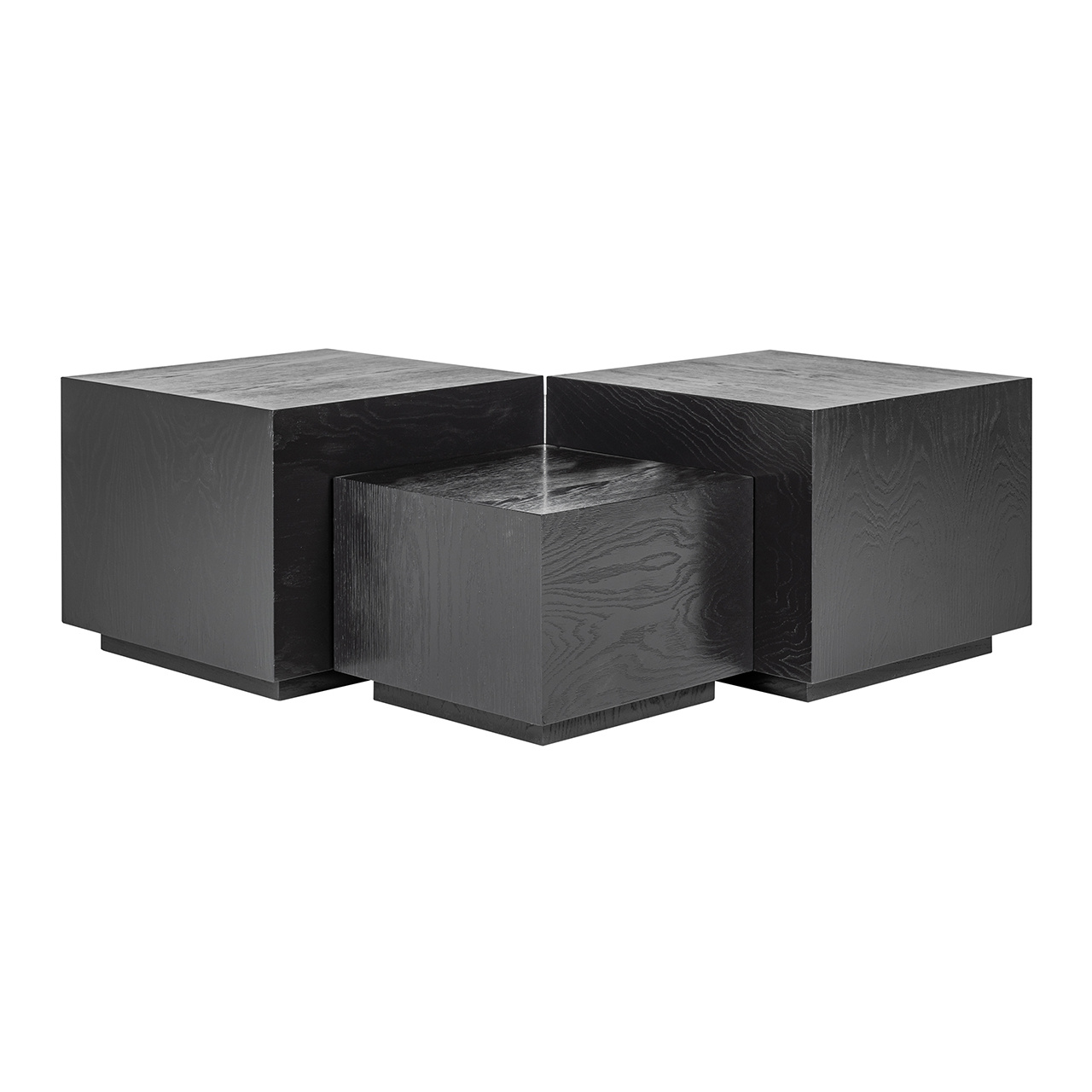 Salontafel Quatro set of 4 (Zwart)