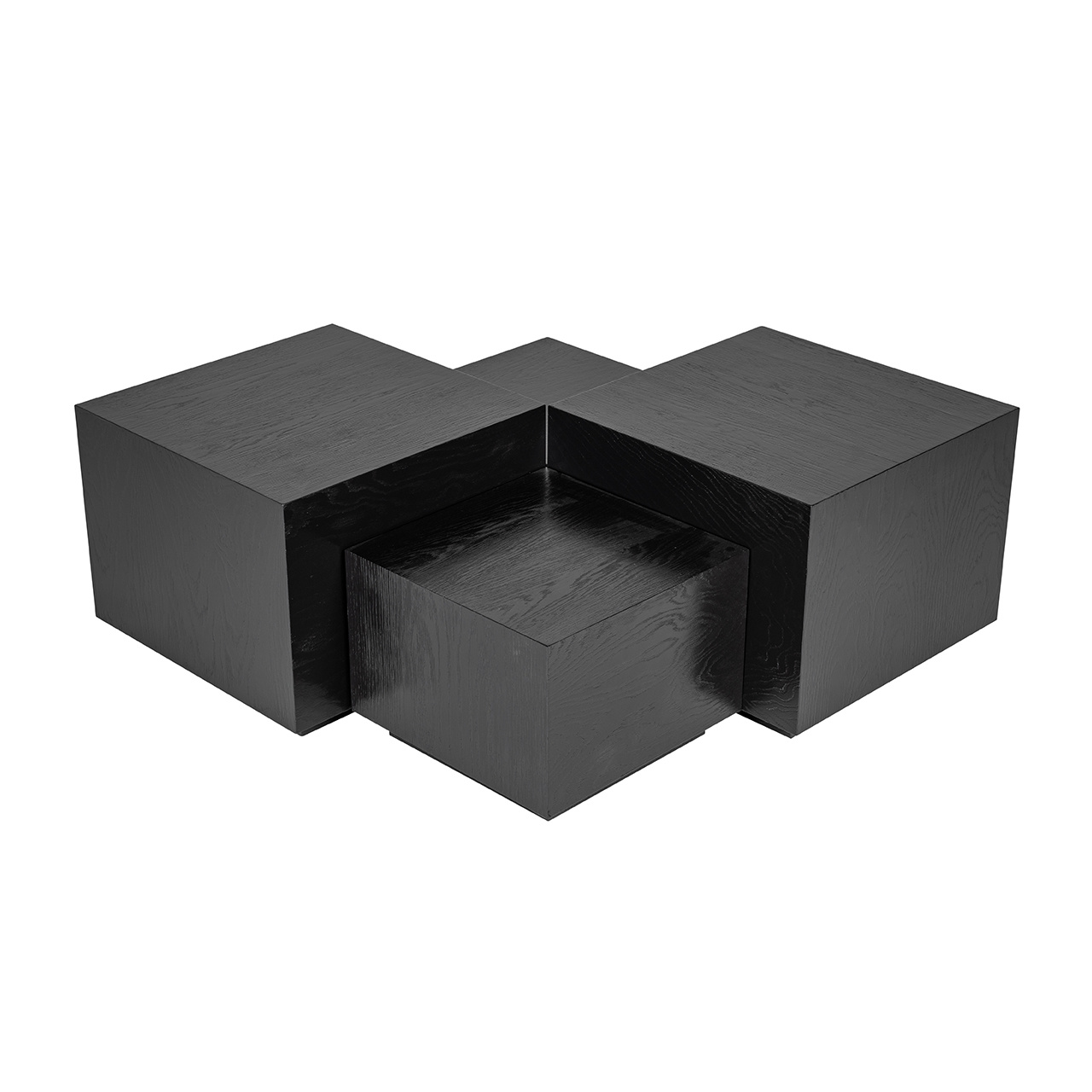 Salontafel Quatro set of 4 (Zwart)