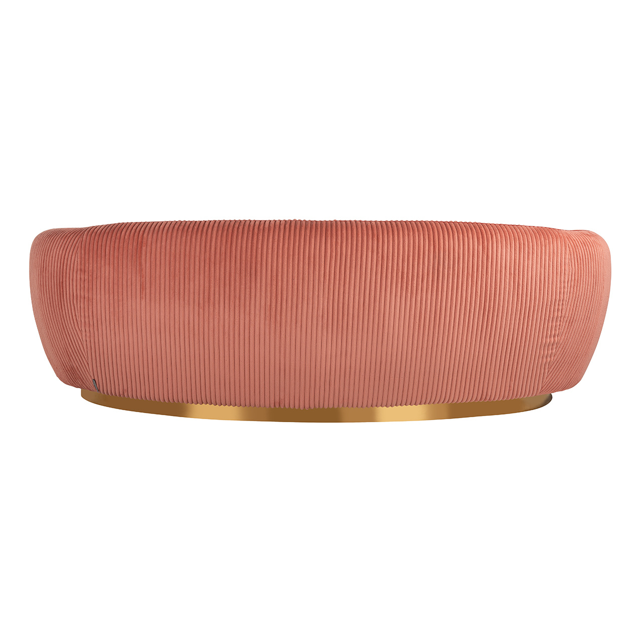 Bank Waylon Pink velvet + rib (Roze)