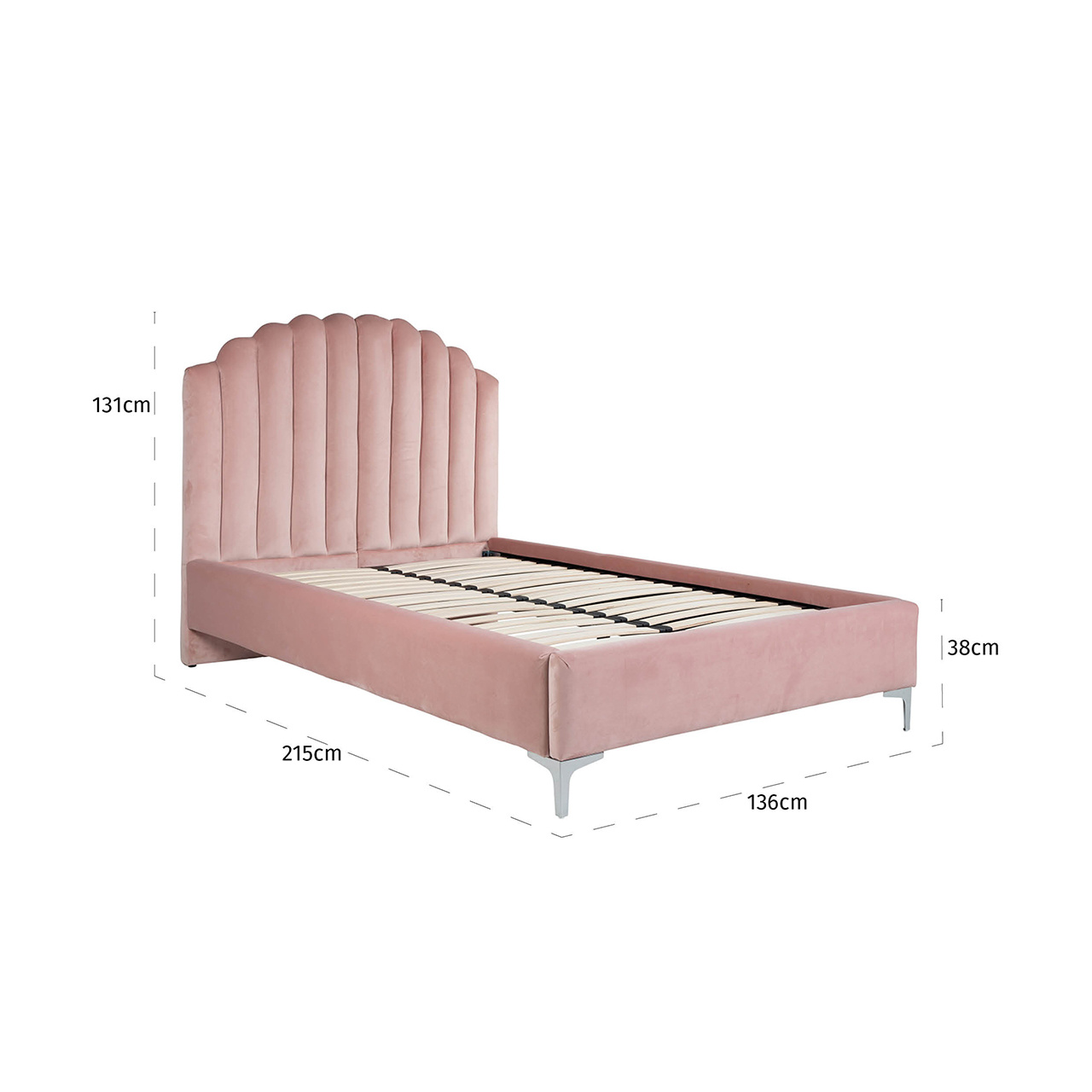 Duidelijk maken struik Raad Richmond Interiors Bed Belmond 120x200 excl. matras (ZZZ-Quartz Pink 700) -  PureWonen
