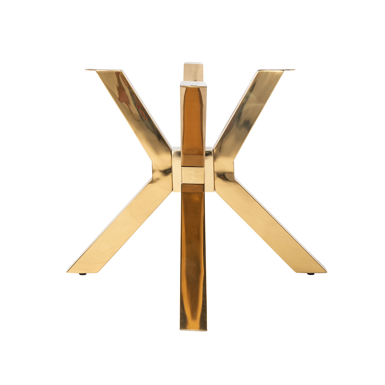 Alleen salontafel X-poot goud (Gold)