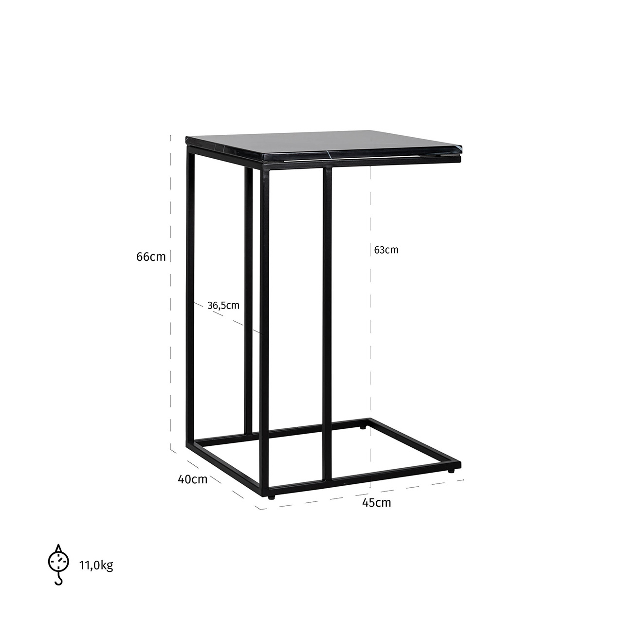 Sofa tafel Beaumont (Black)