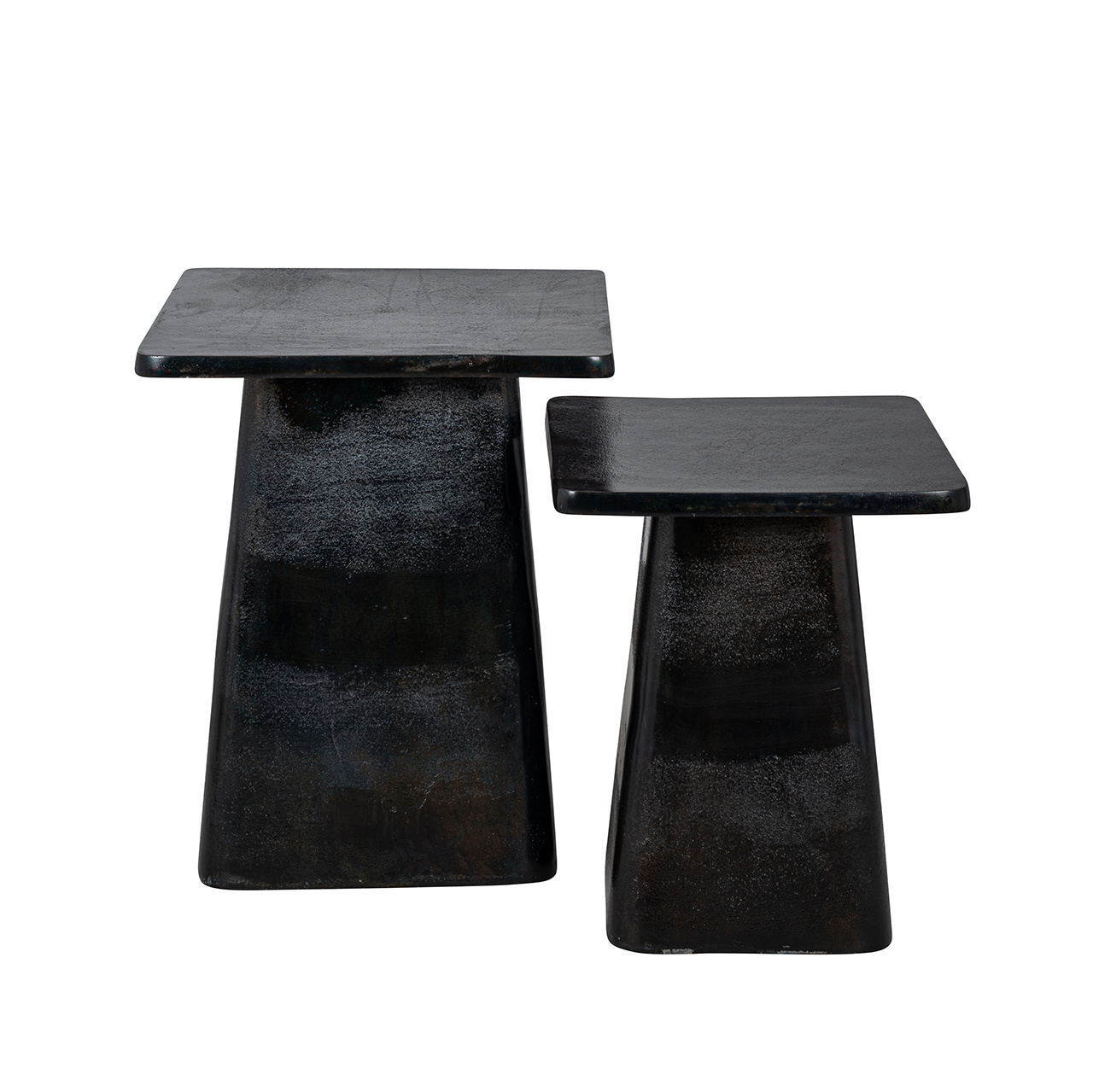 bijzettafel Barret set van 2 (Black)