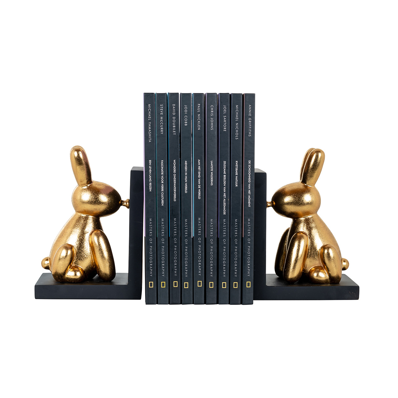 Boeken standaard Cony (Black/gold)