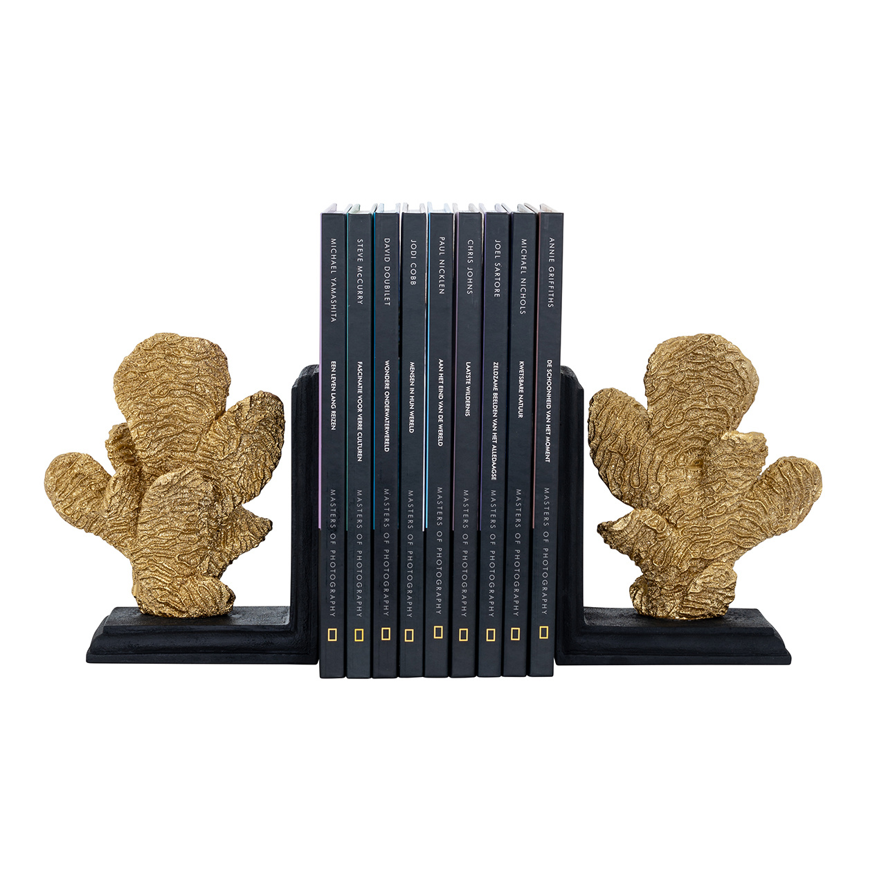 Boeken standaard Donei (Black/gold)
