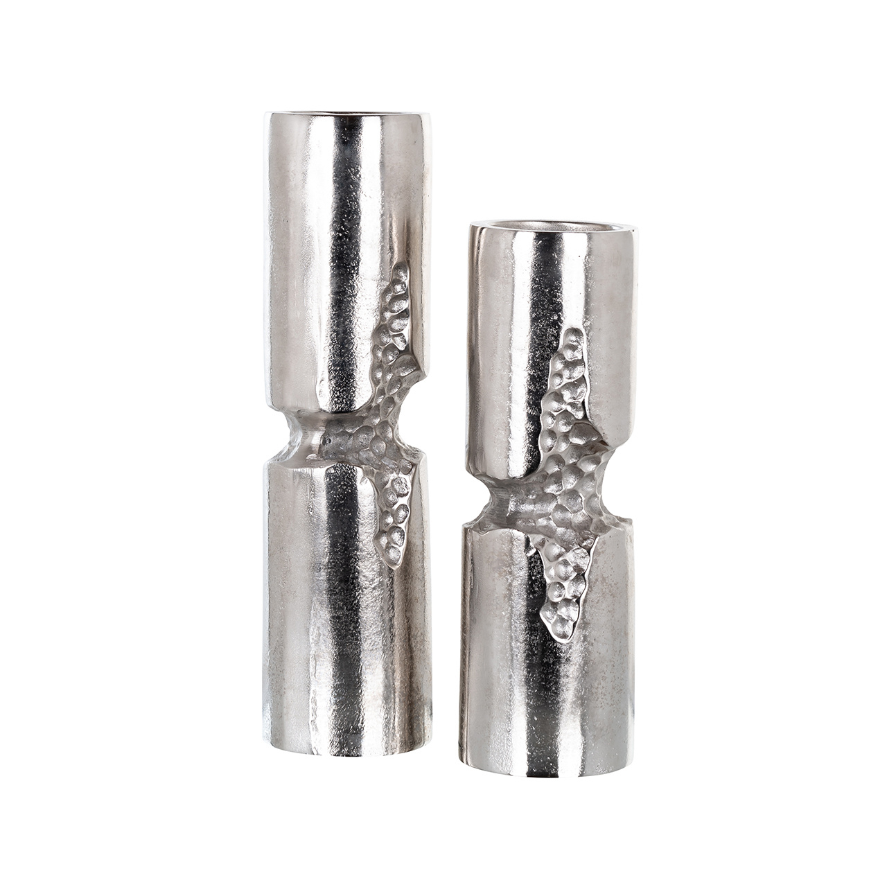 Kandelaar Osiris set van 2 zilver (Silver)