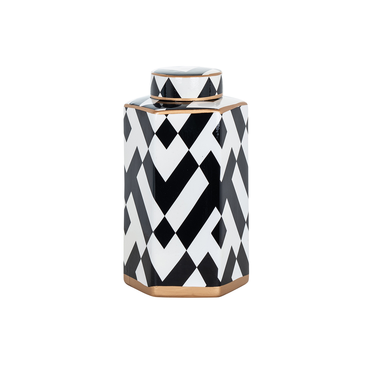 Pot Latrell klein (Black/white)