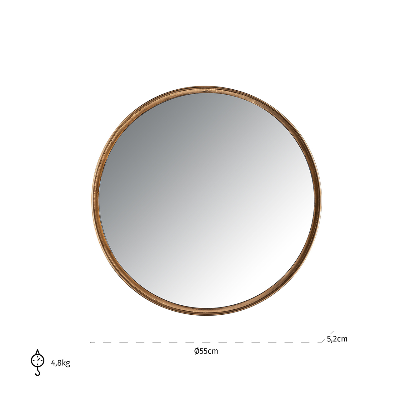Spiegel Maud medium (Gold)