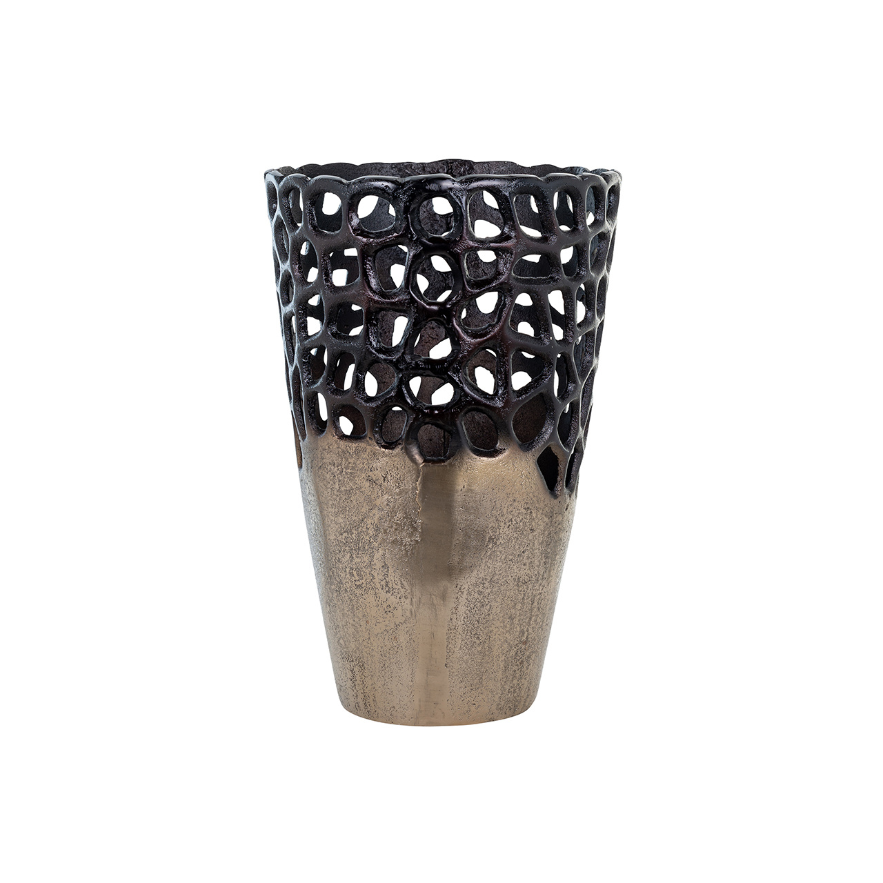 Vaas Flore klein (Black/gold)
