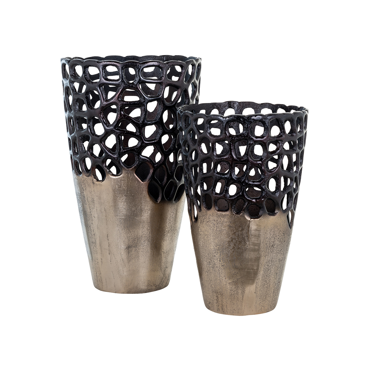 Vaas Flore groot (Gold)