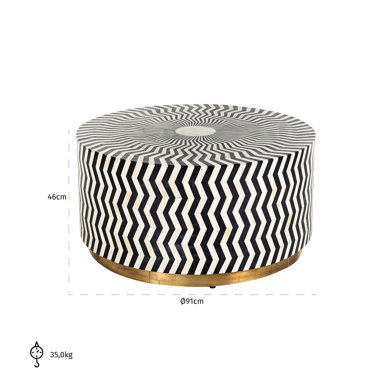 Salontafel Bliss 91 cm