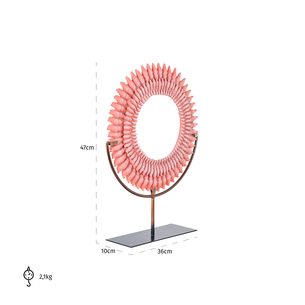 Decoratieve standaard Calypso (Pink)