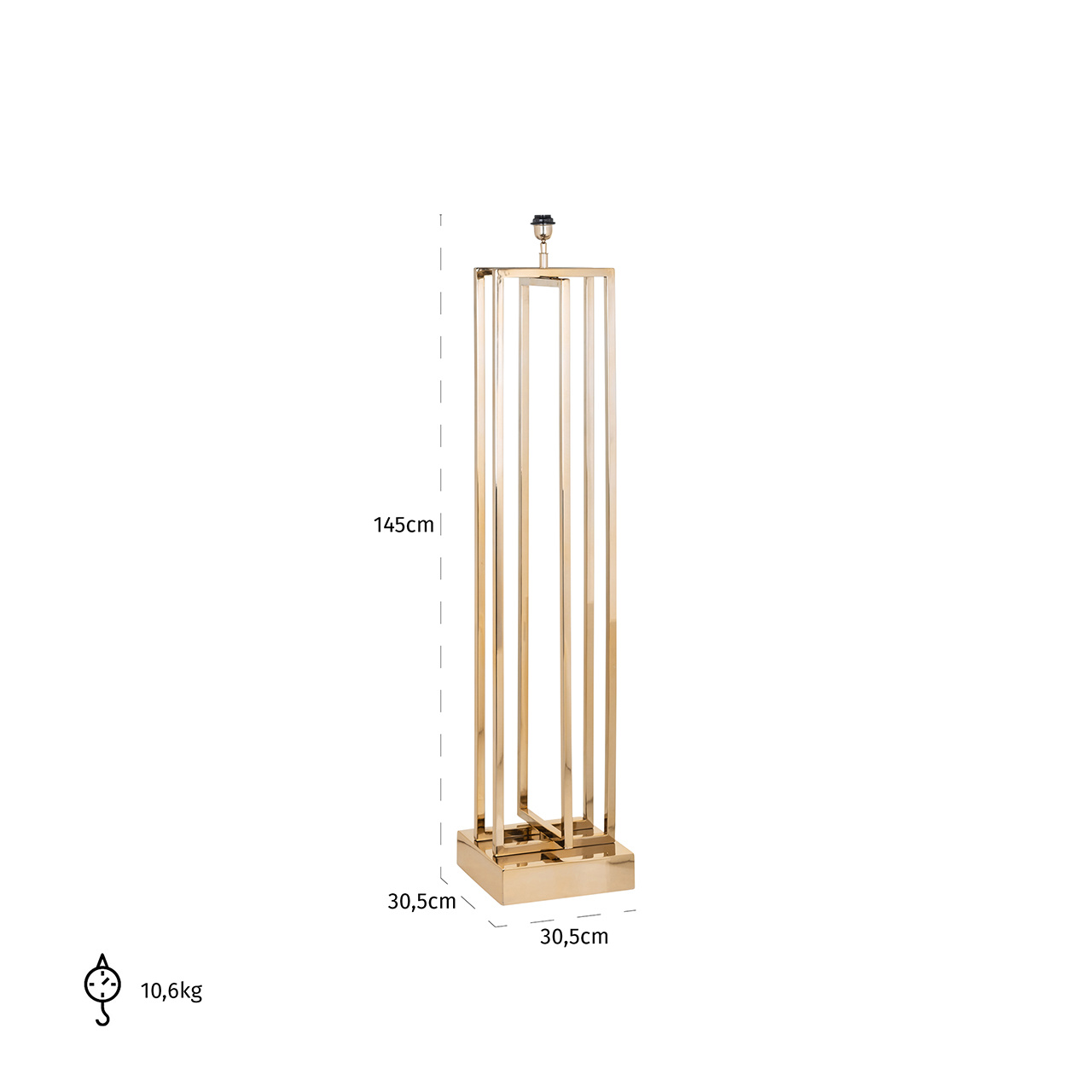 Vloerlamp Jalin (Gold)