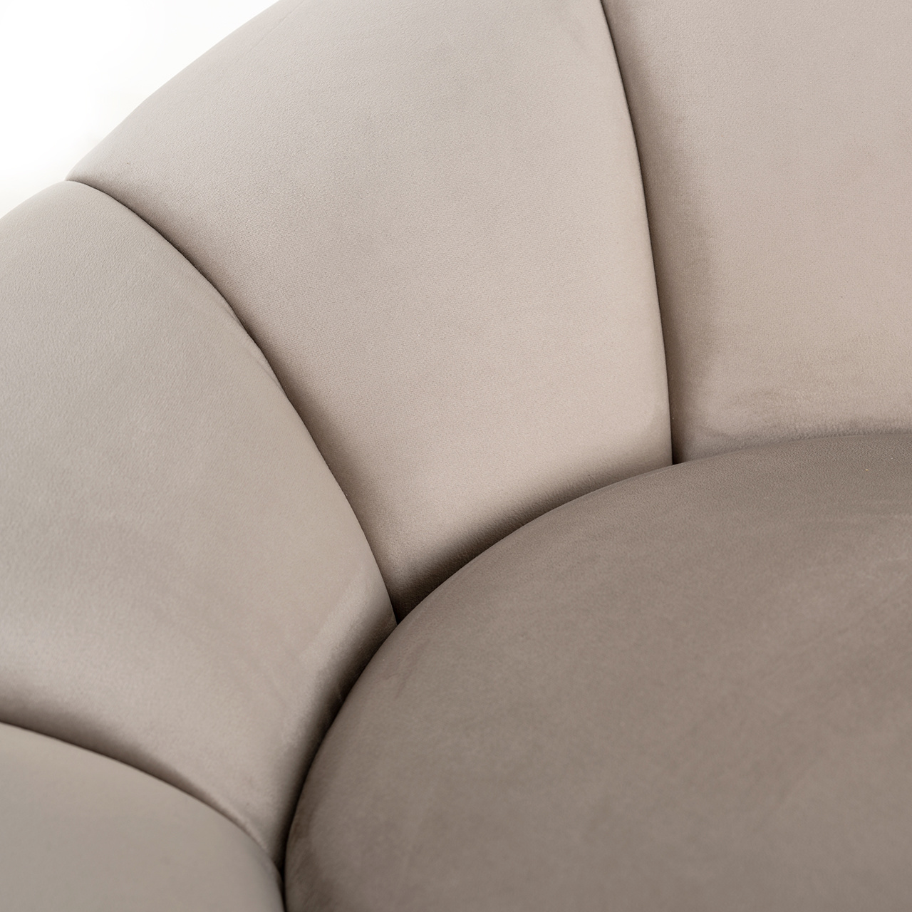 Draai fauteuil Kendall khaki velvet (Quartz Khaki 903)