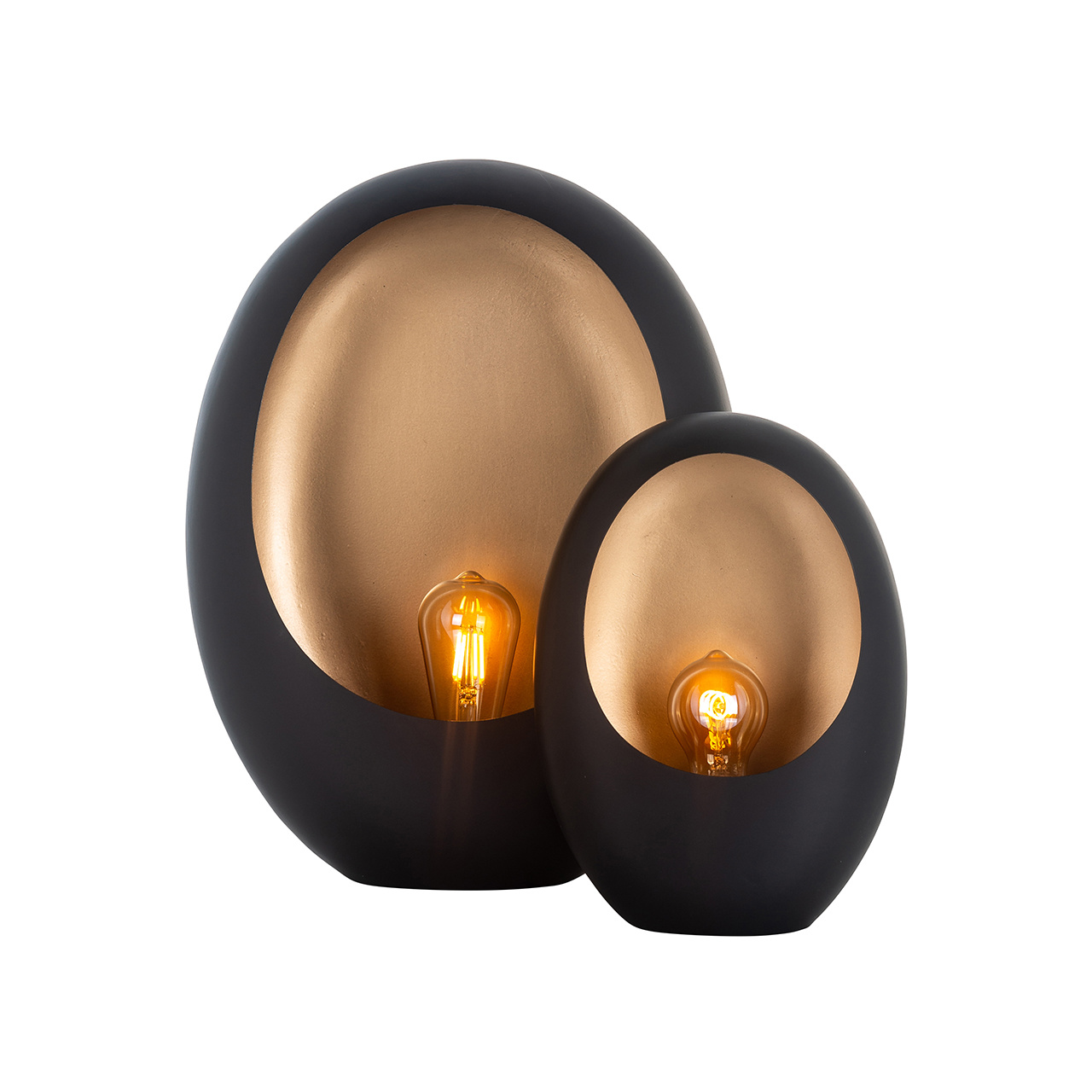 Tafellamp Lina groot (Black/gold)