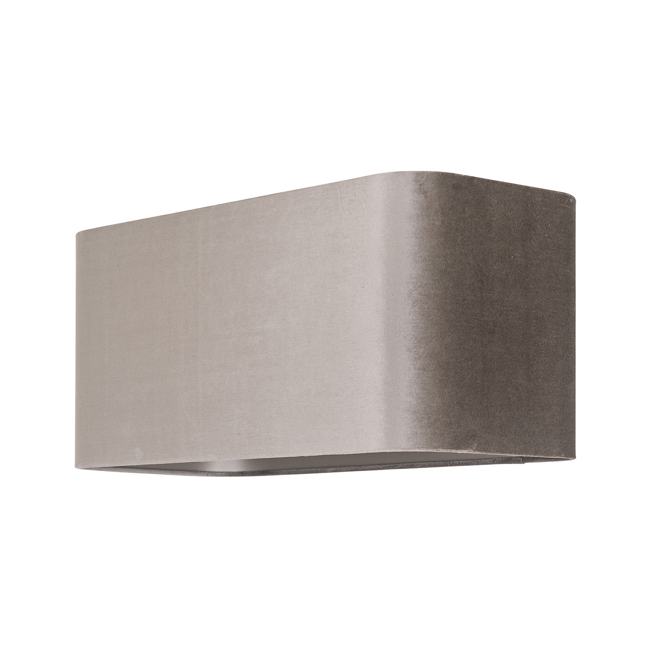 Lampenkap Khaky rechthoek (Italian Velvet - 0558 Khaki)