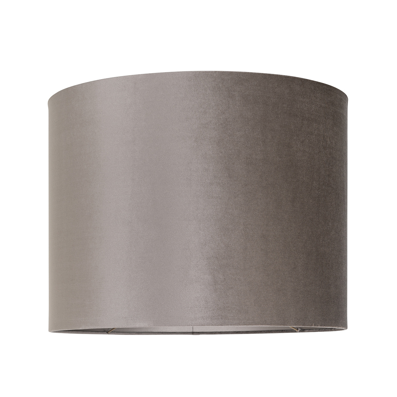 Lampenkap khaky cilinder 50Ø (Italian Velvet - 0558 Khaki)