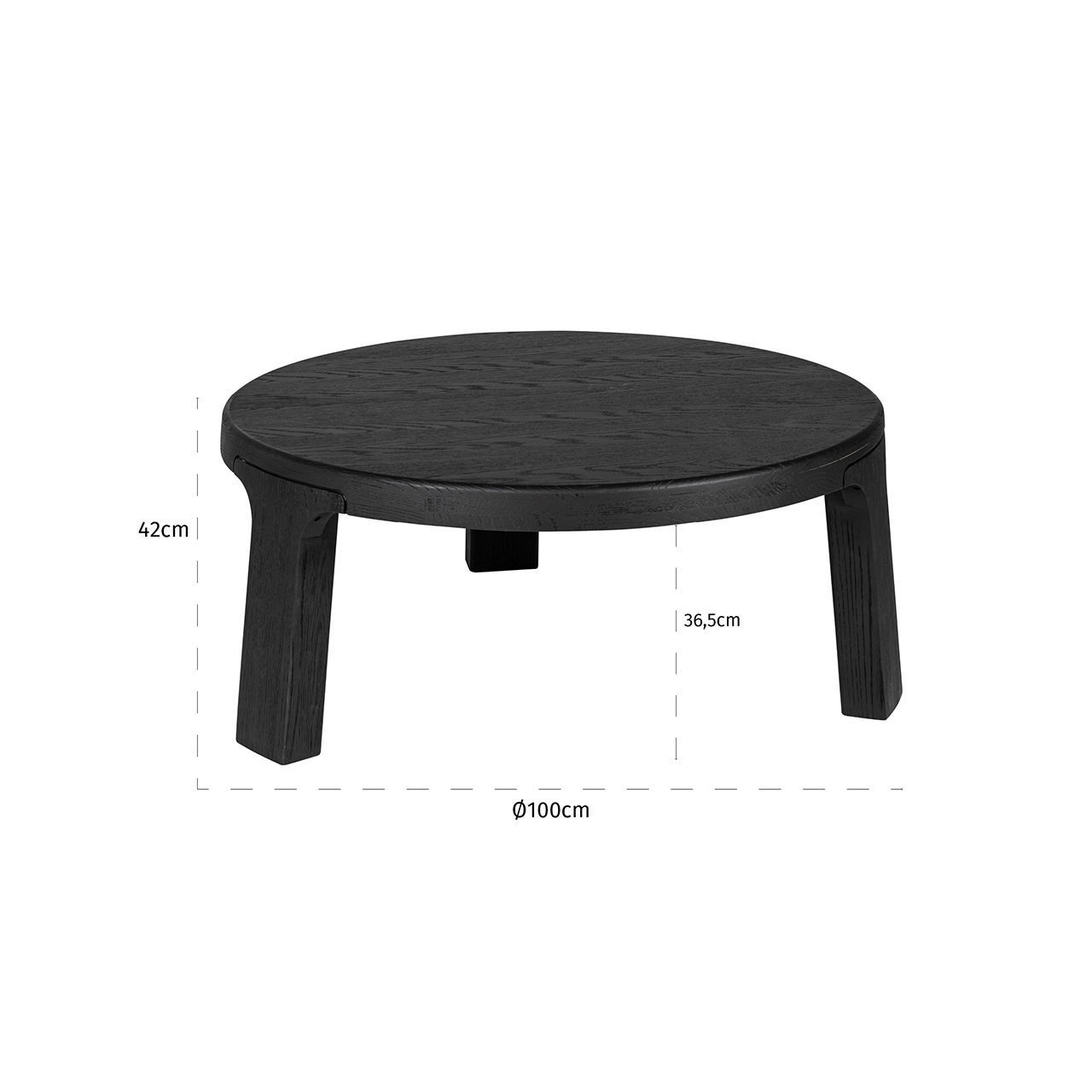 Salontafel Baccarat (Dark coffee)