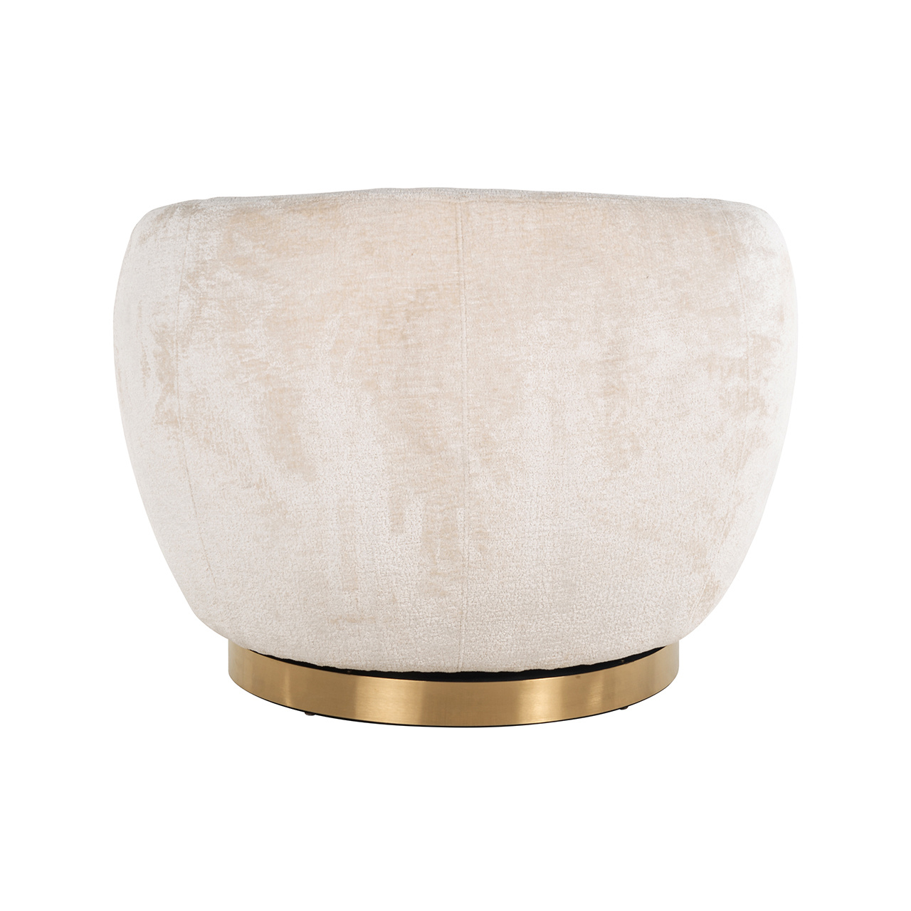 Draaifauteuil Layla white chenille (Bergen 900 white chenille)