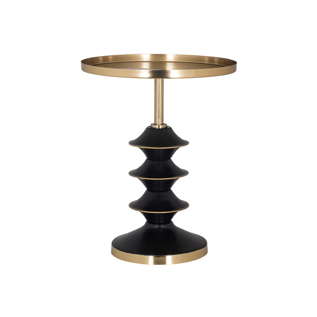 End table Archie (Black/gold)