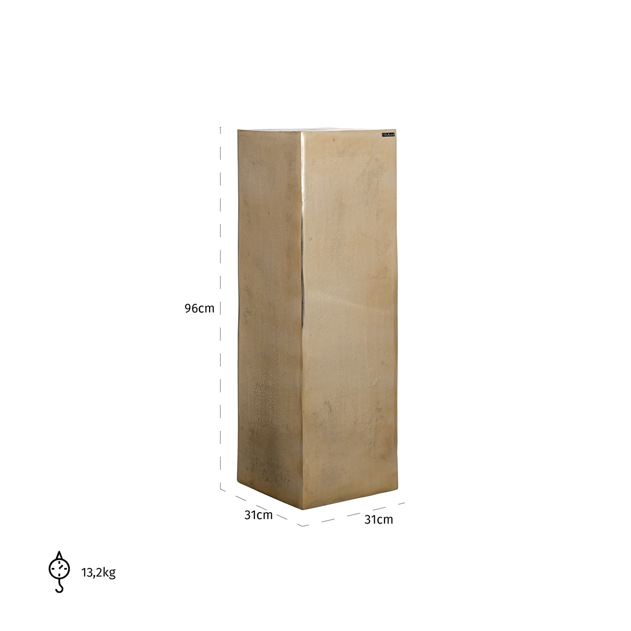 Pilaar Zale (Brushed Gold)