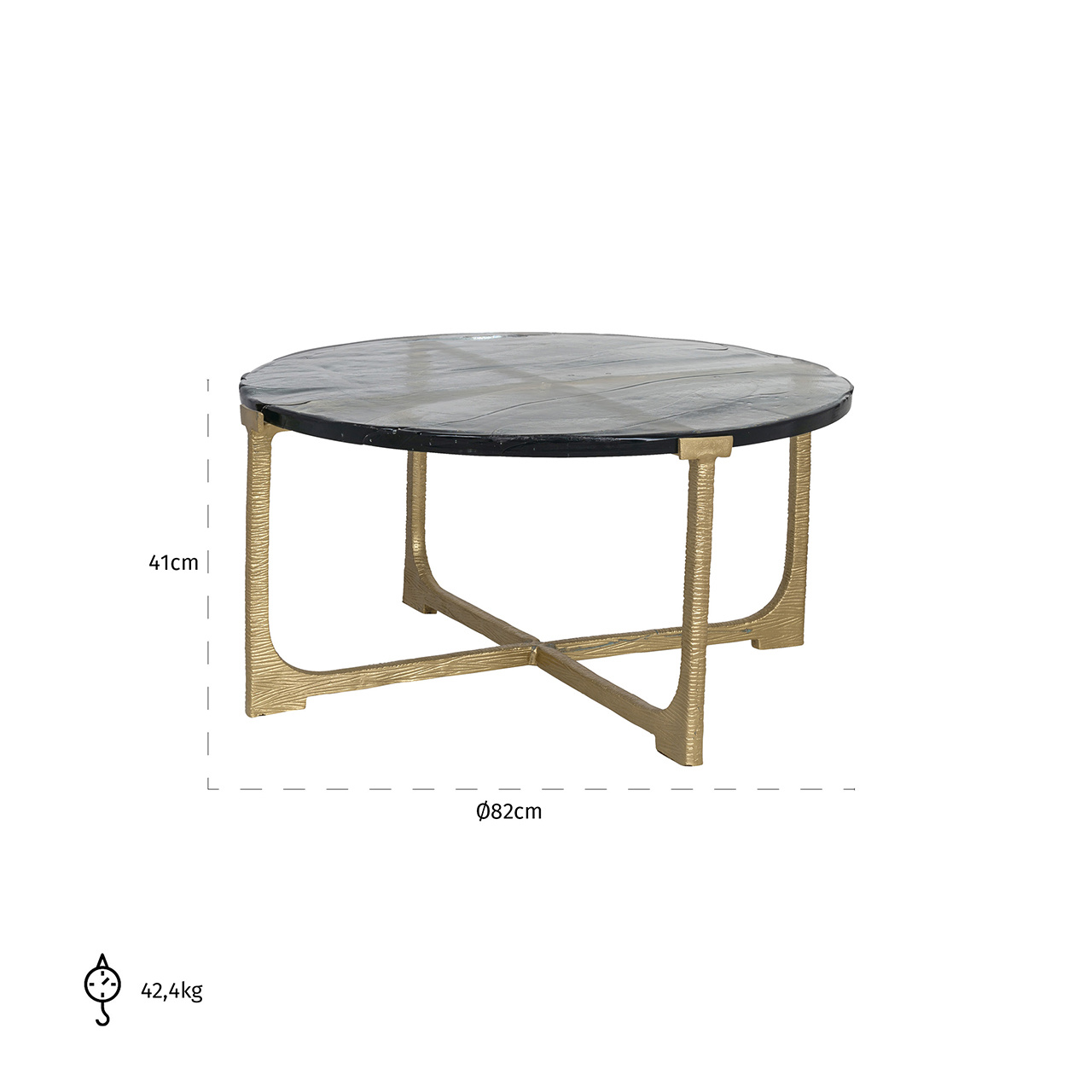 Salontafel Vixen (Brushed Gold)