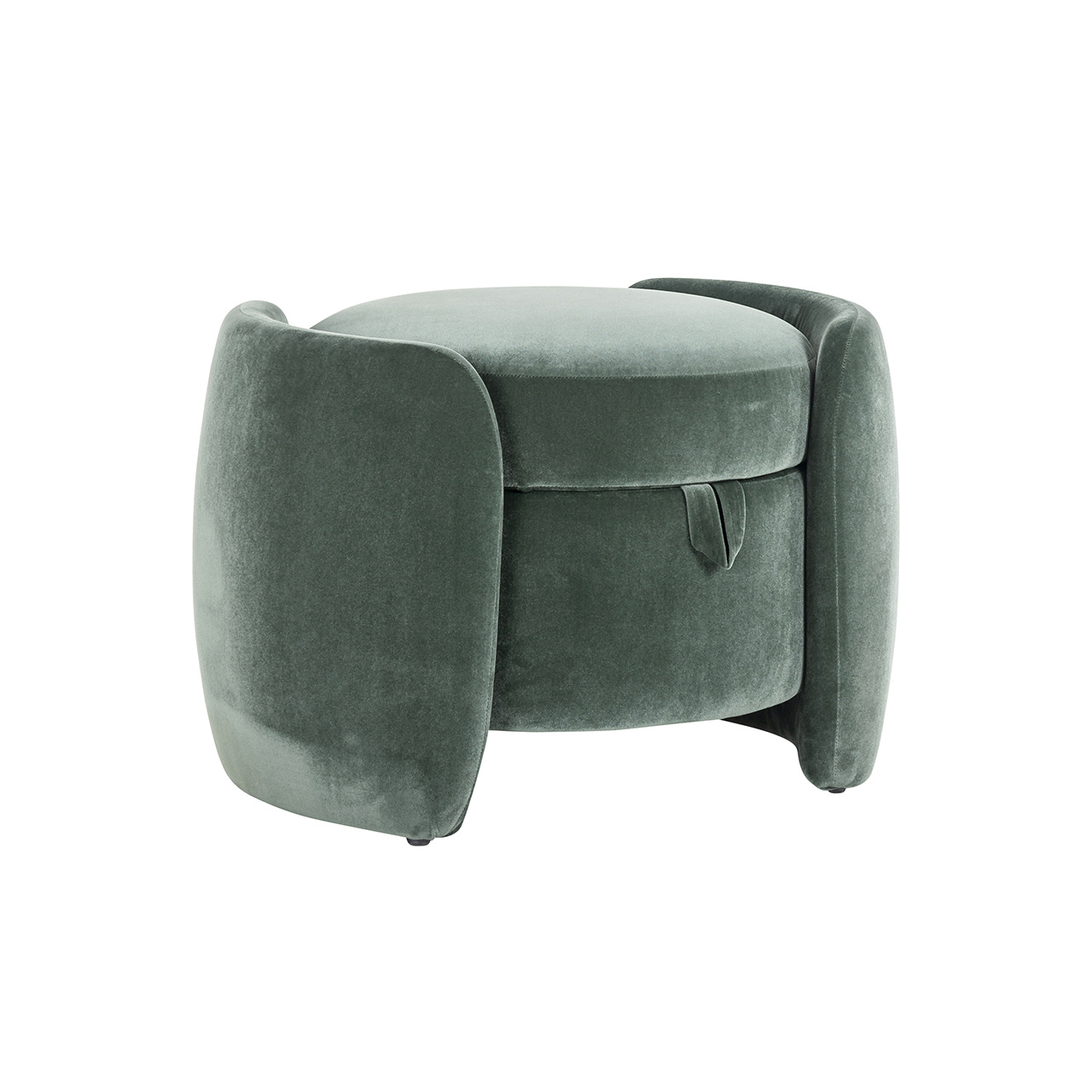 Poef Fenna jade velvet (Genova 504 Jade)