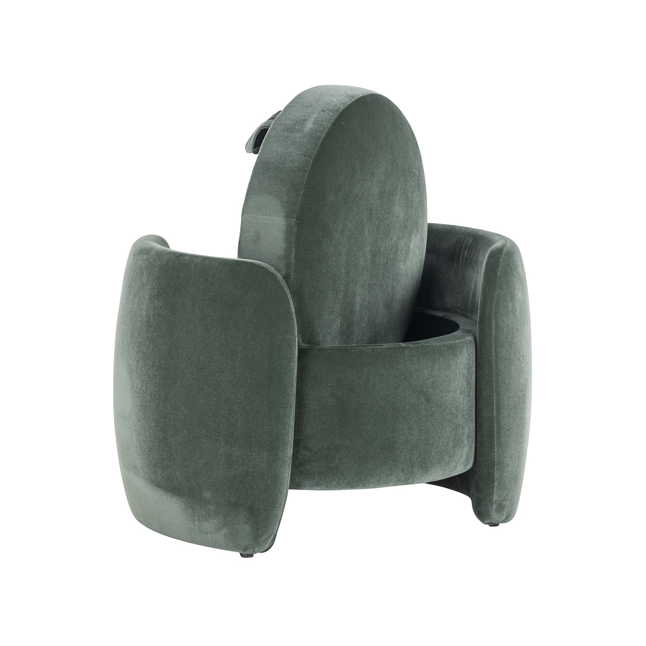 Poef Fenna jade velvet (Genova 504 Jade)