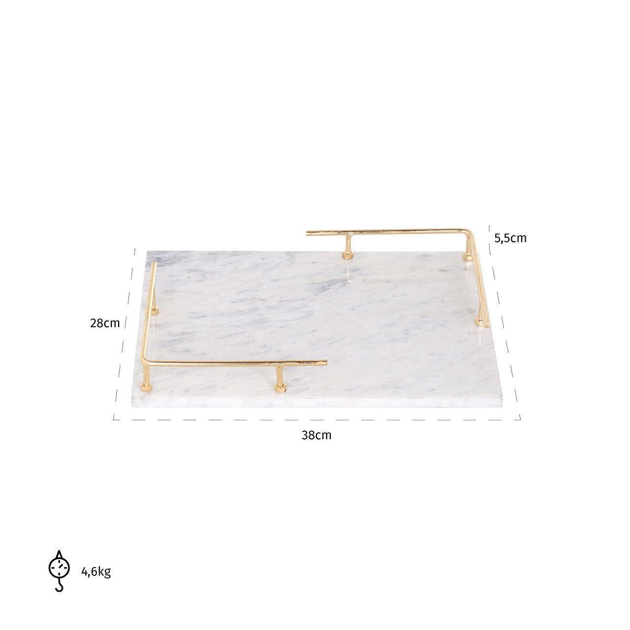 Dienblad Danique (White)