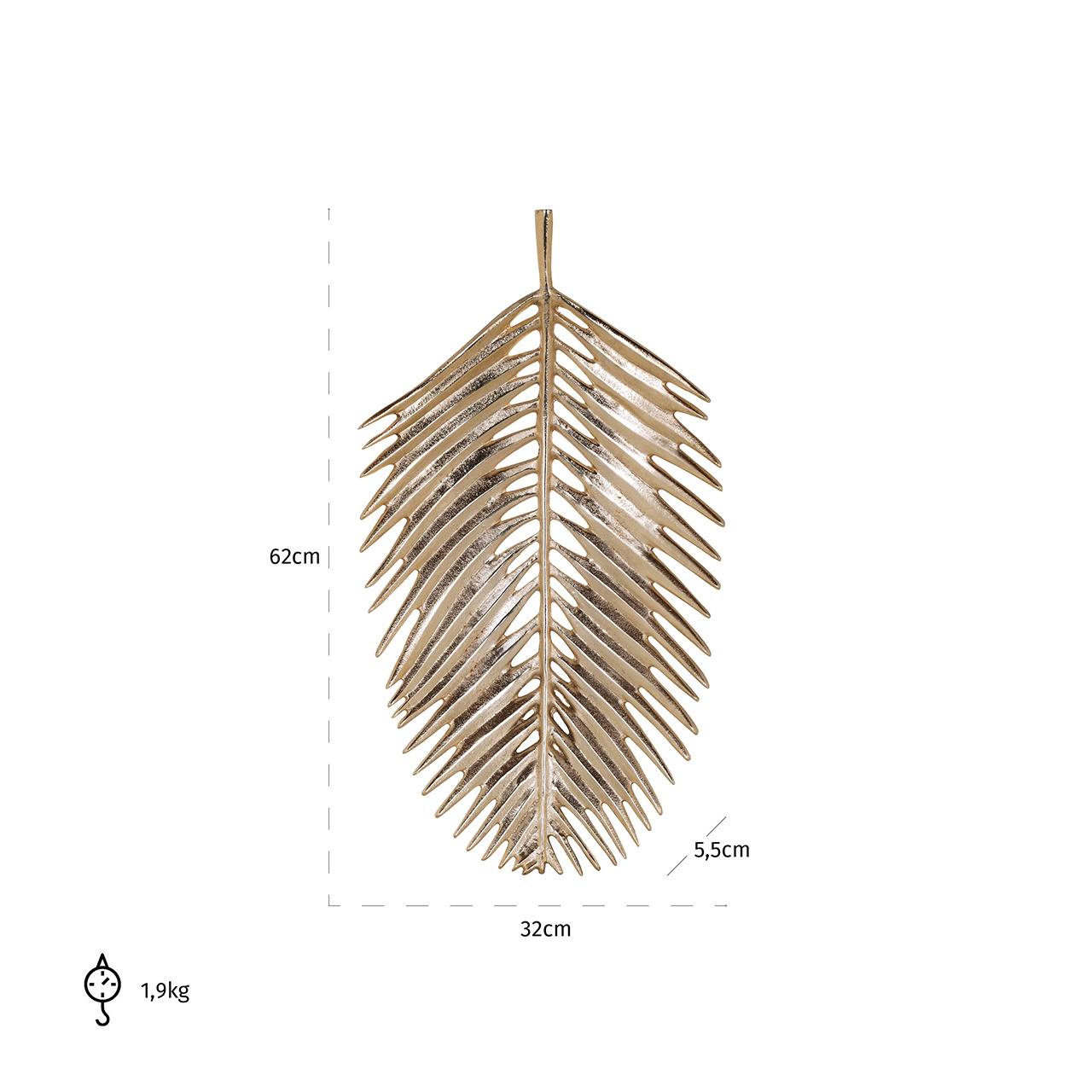 Dienblad Lydia (Gold)