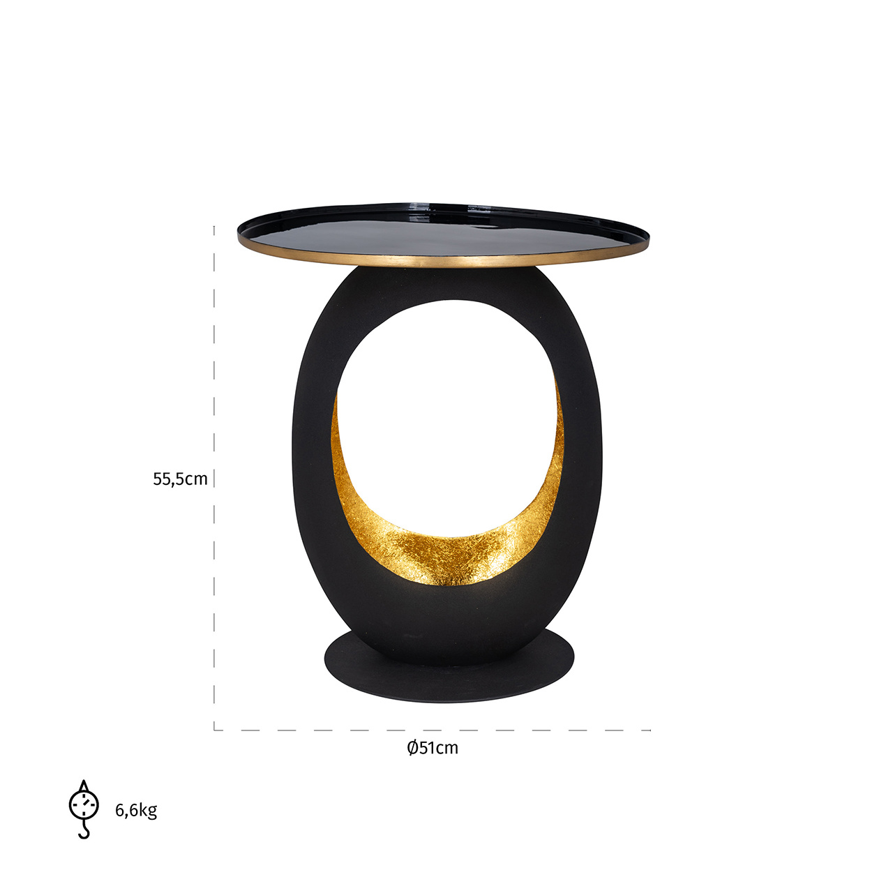 End table Kristy (Black)