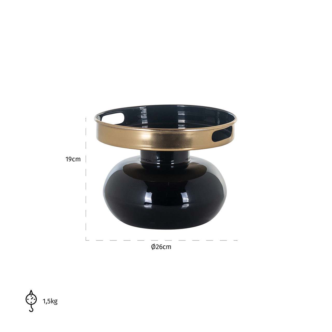 Cake plate Chaimee (Black)