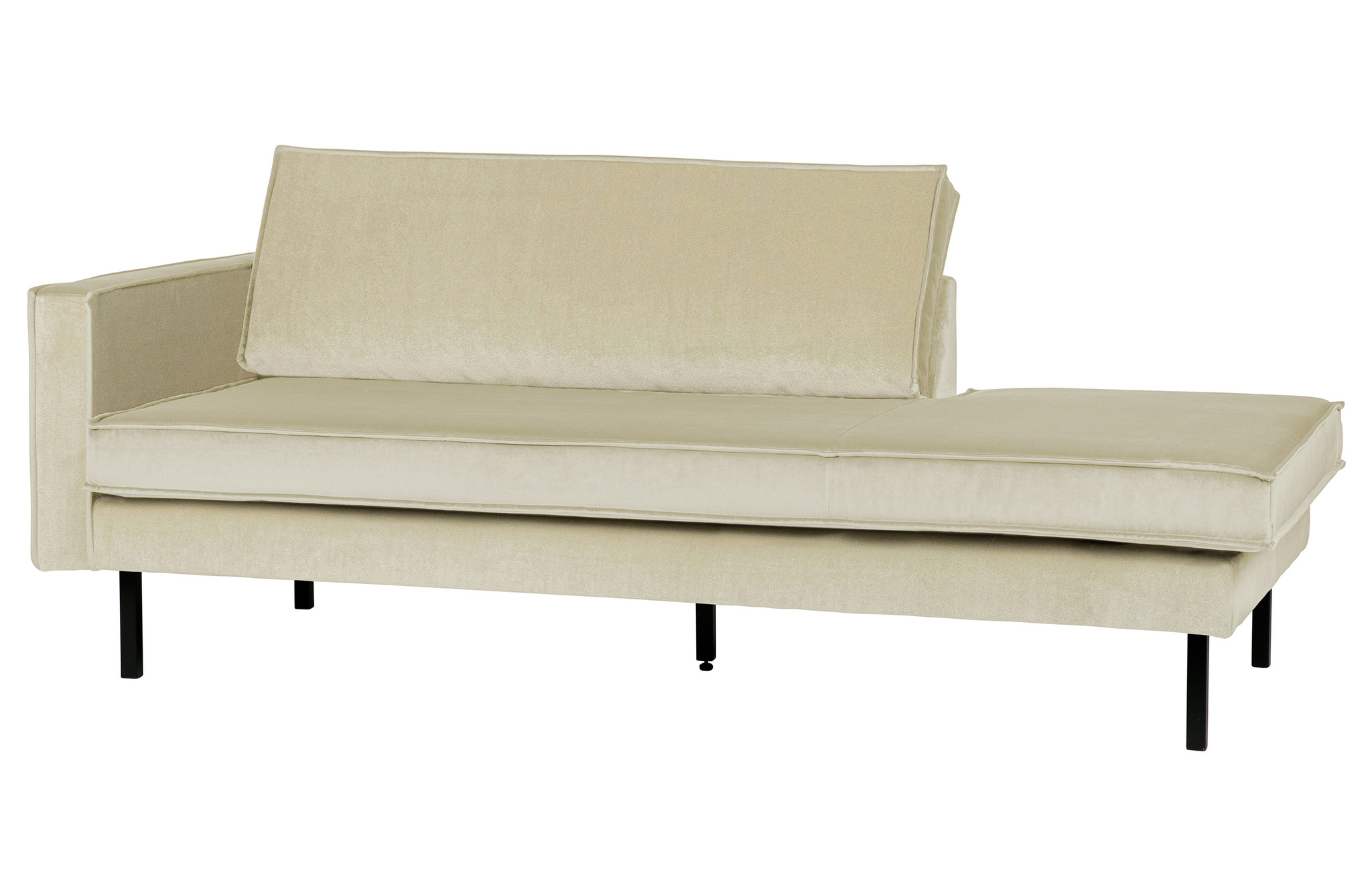 Rodeo Daybed Left Velvet Pistache