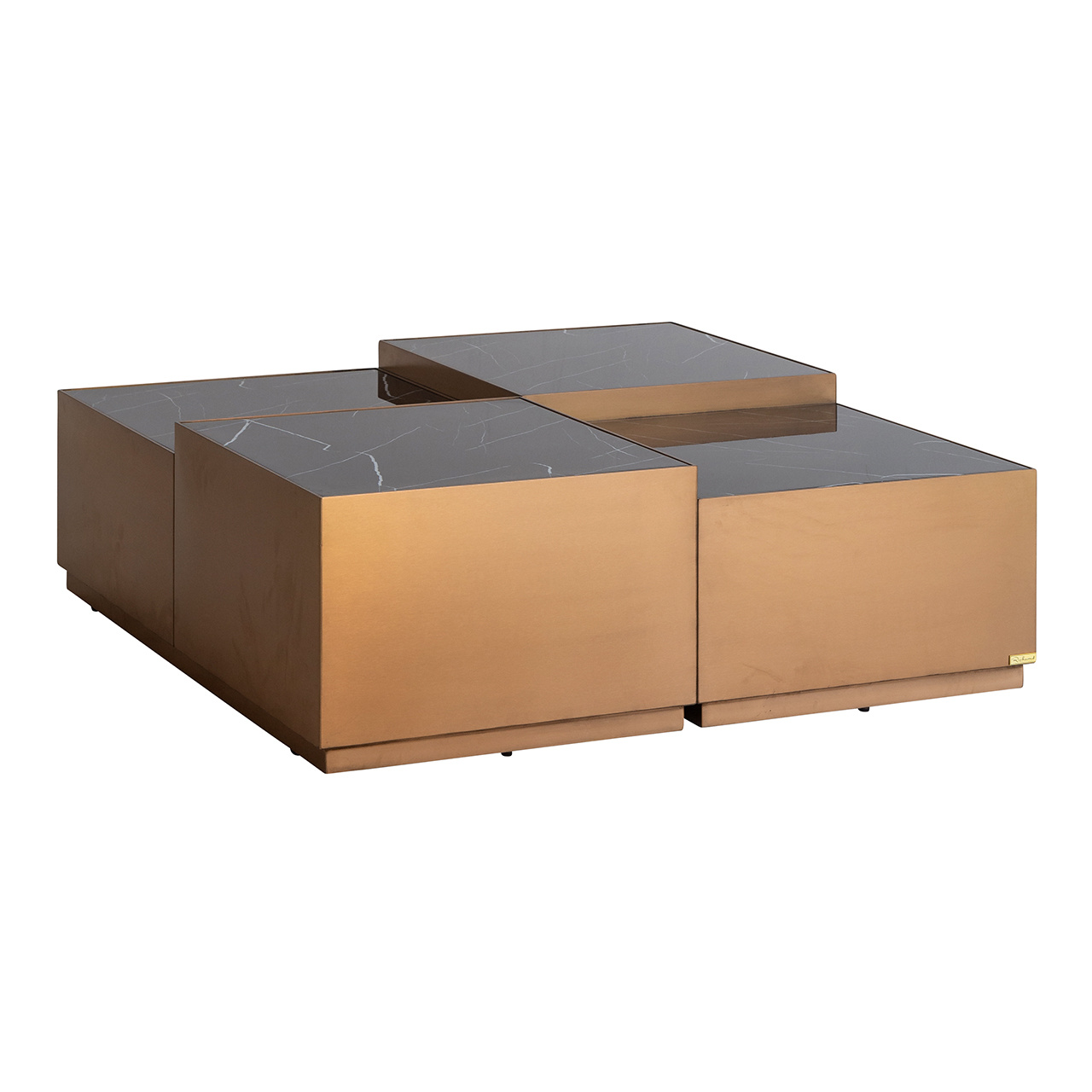 Coffee table Azure (Brushed Gold)