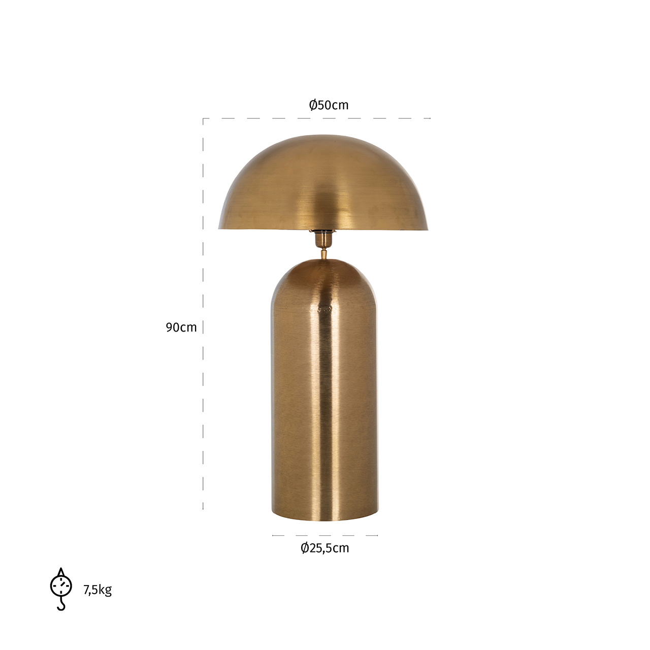 Table lamp Lana (Brushed Gold)