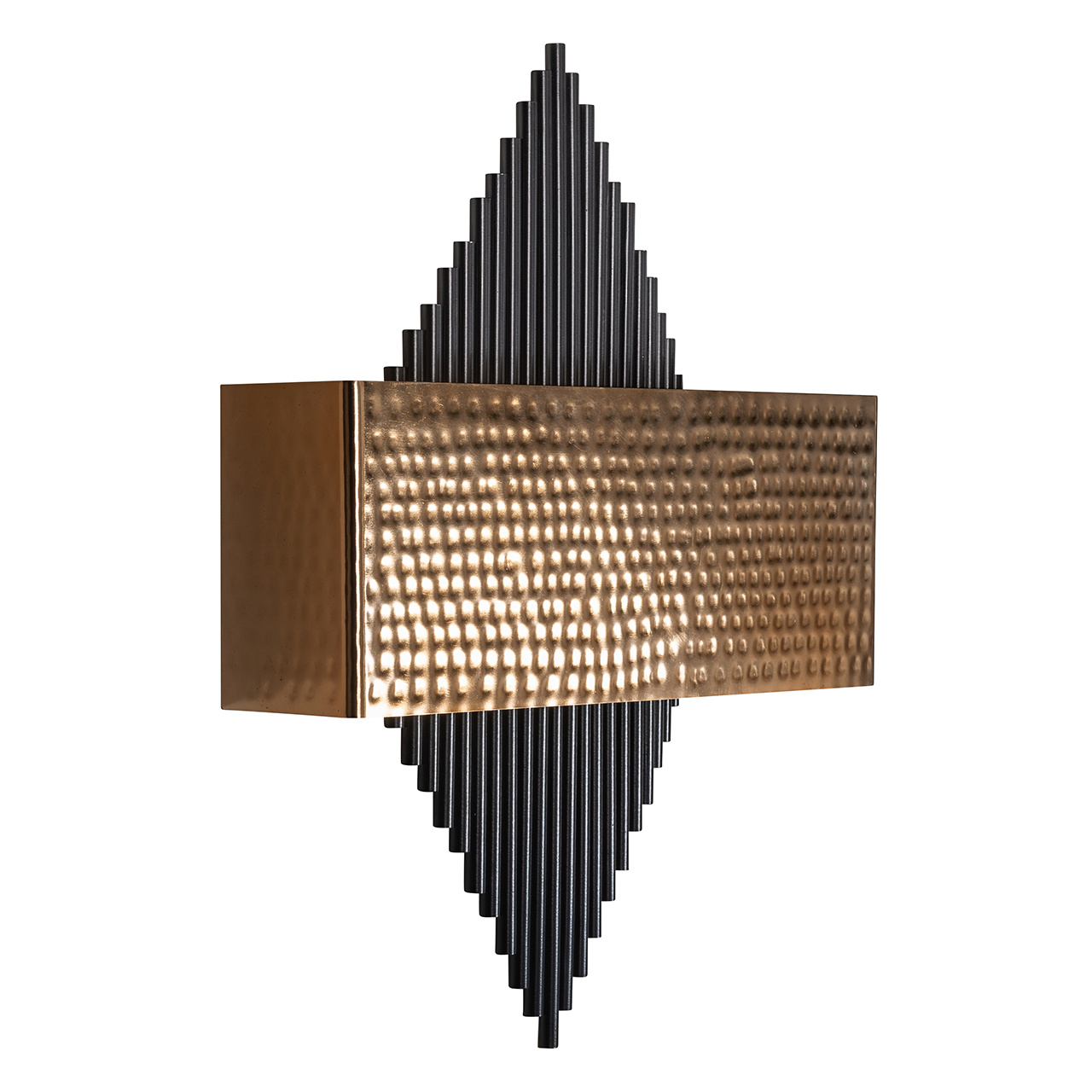 Wandlamp Loua (Black/gold)