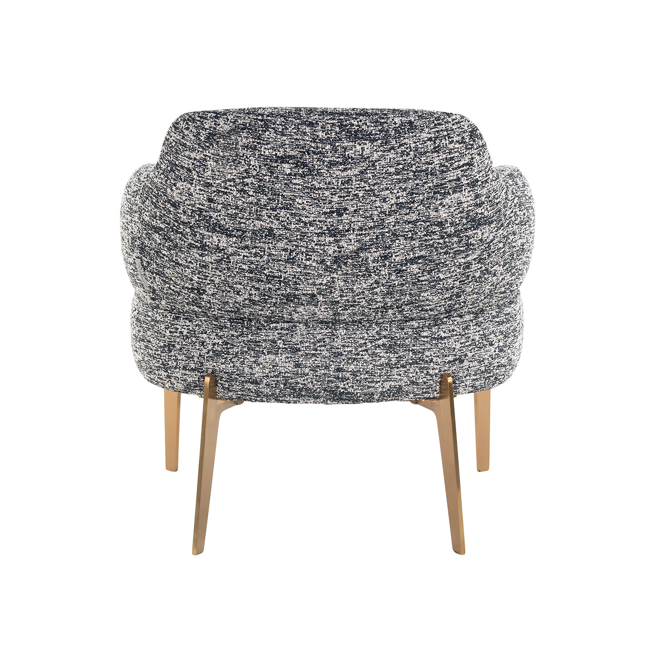 Fauteuil Venus black boho (Black/white)