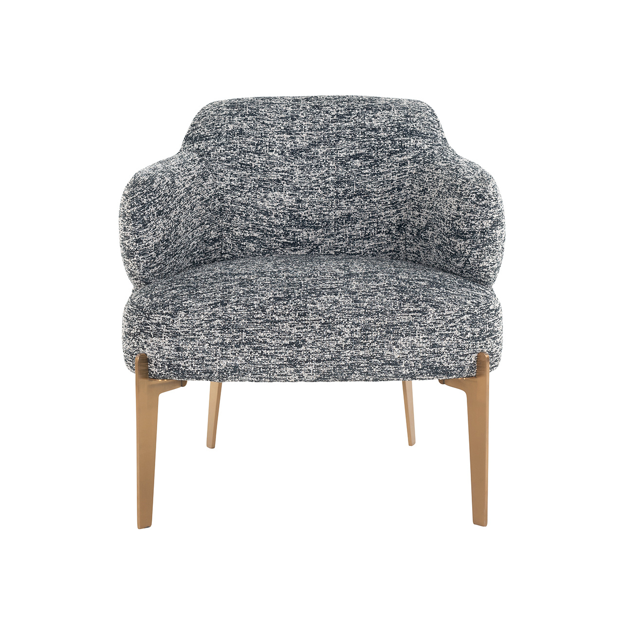 Fauteuil Venus black boho (Black/white)