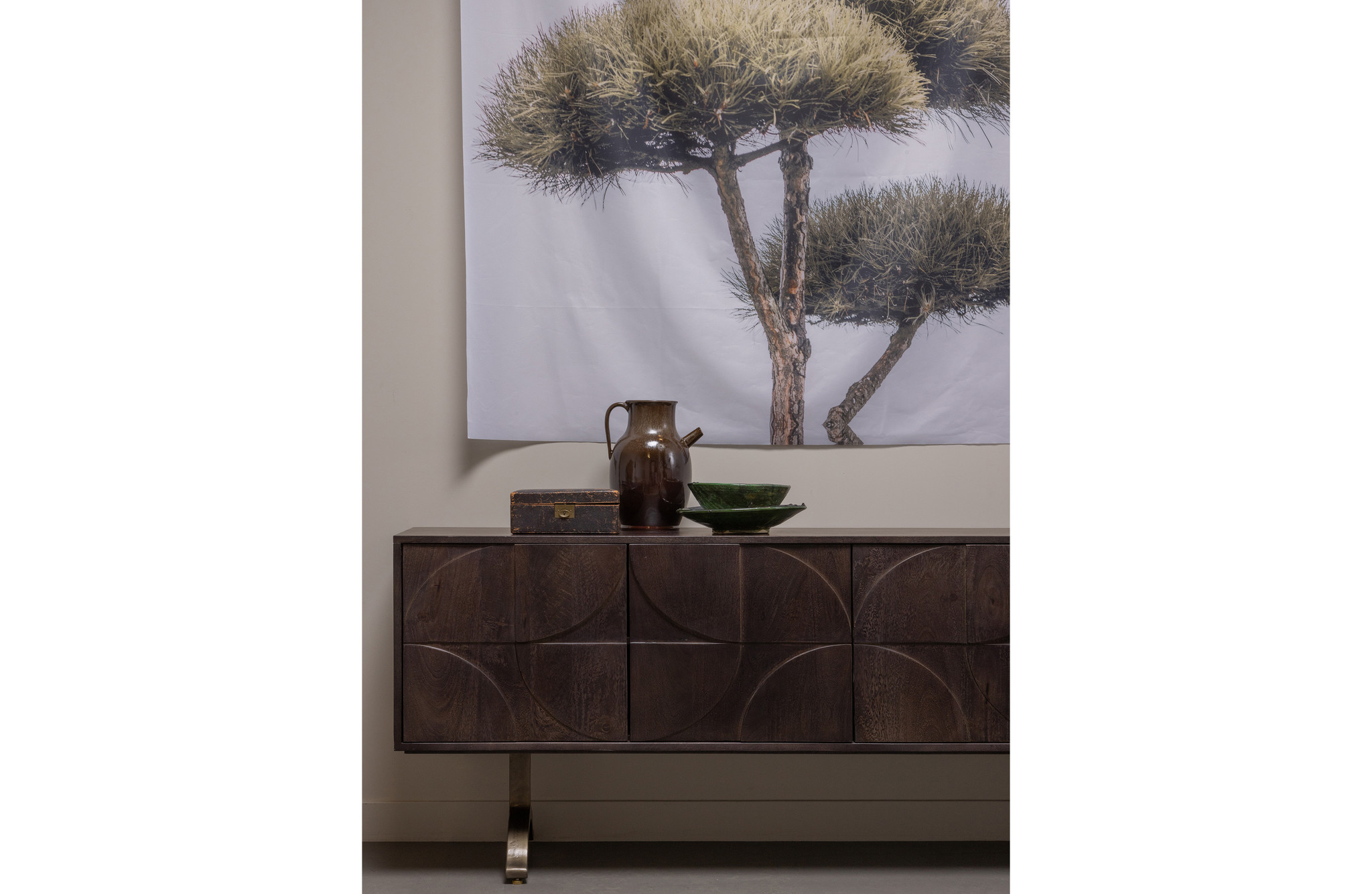 Draw Dressoir Mango Hout Walnoot