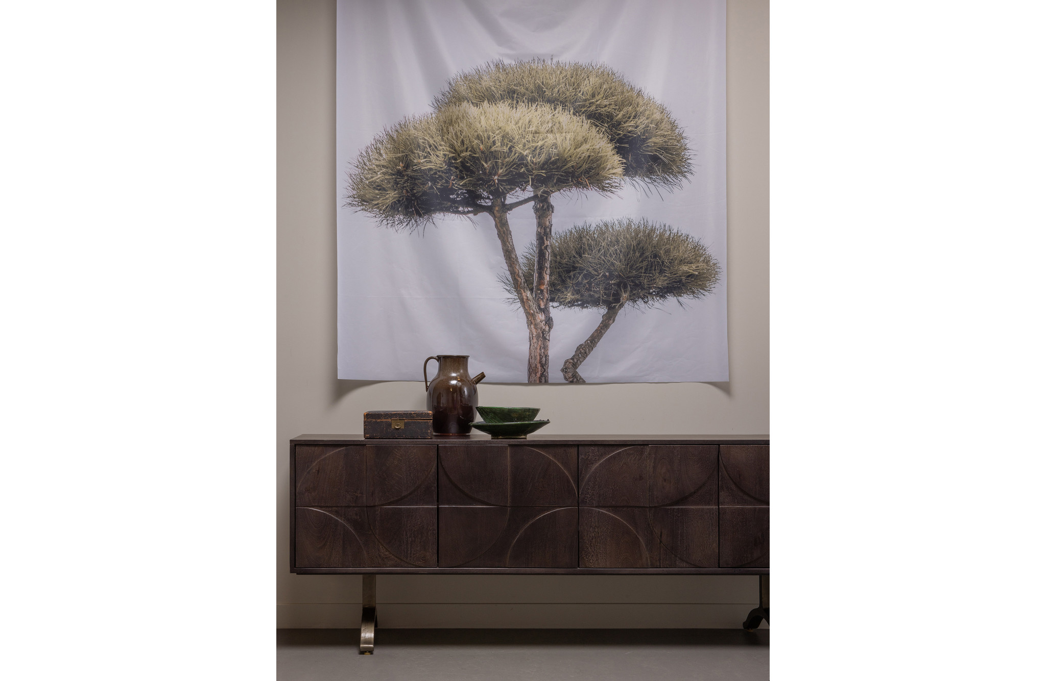 Draw Dressoir Mango Hout Walnoot