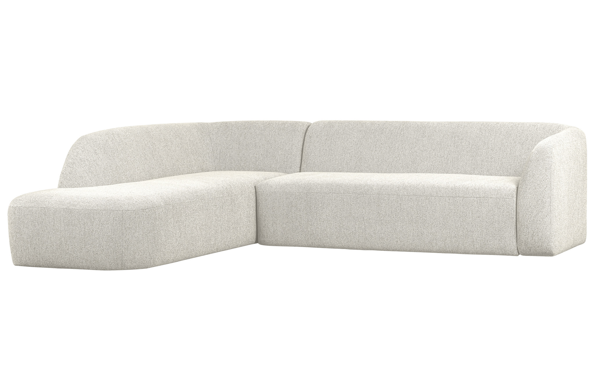 Sloping Hoekbank Links Pearl Melange