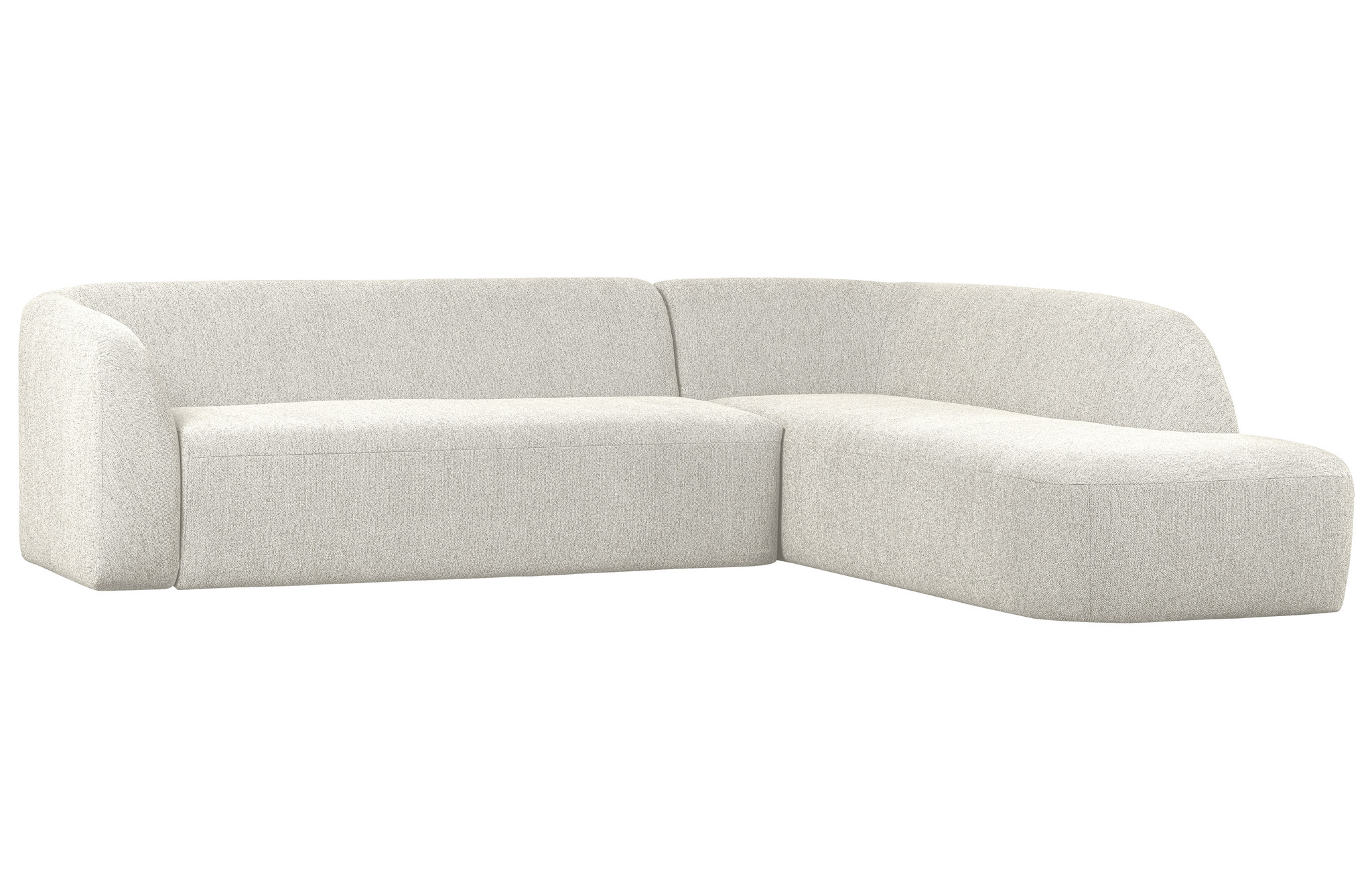 Sloping Hoekbank Rechts Pearl Melange