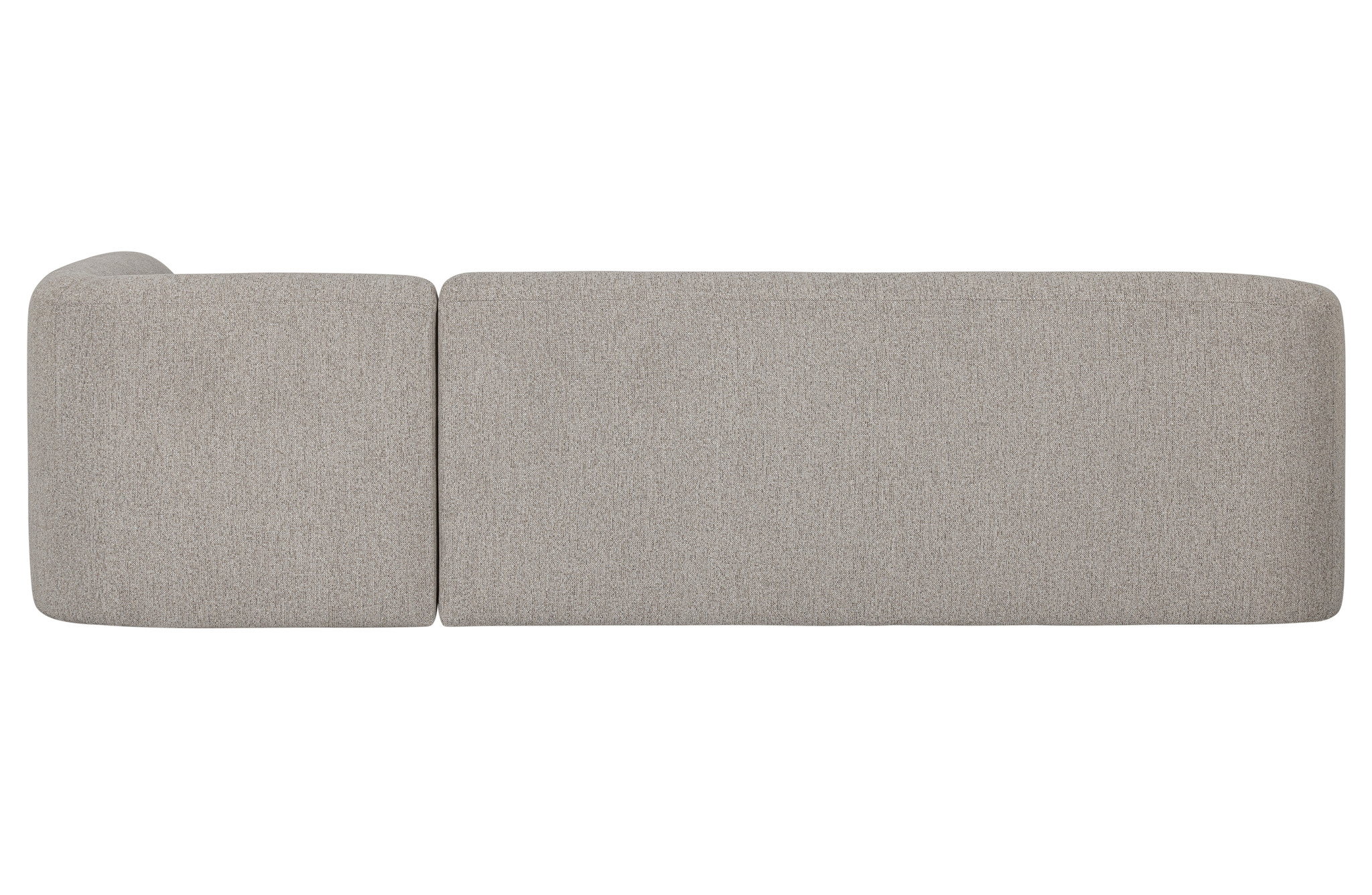 Sloping Hoekbank Rechts Off White Melange