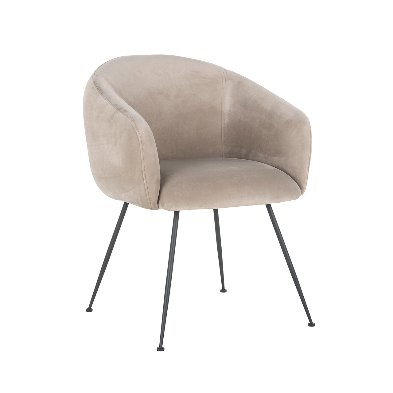Chair Avani khaki velvet (Quartz Khaki 903)