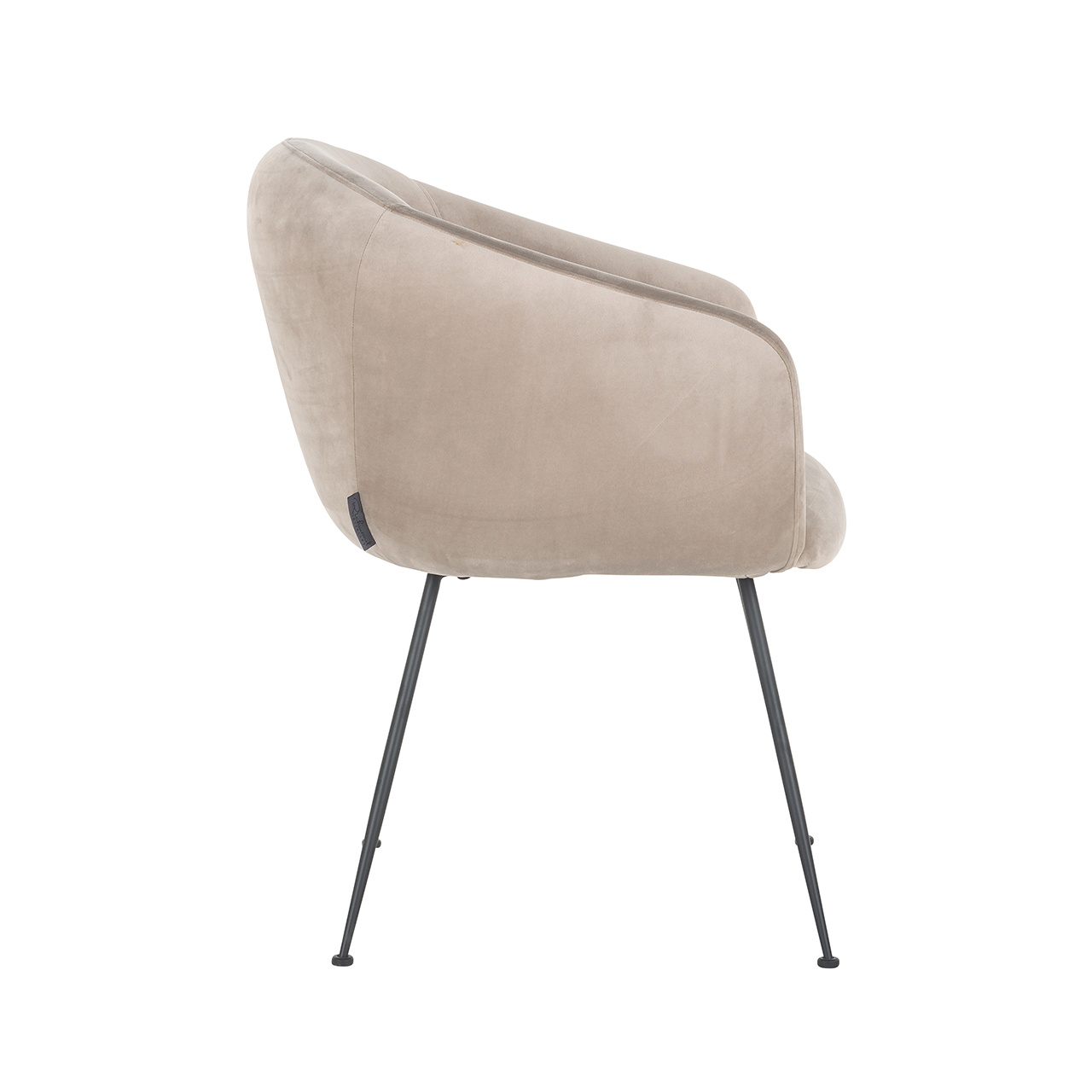 Chair Avani khaki velvet (Quartz Khaki 903)