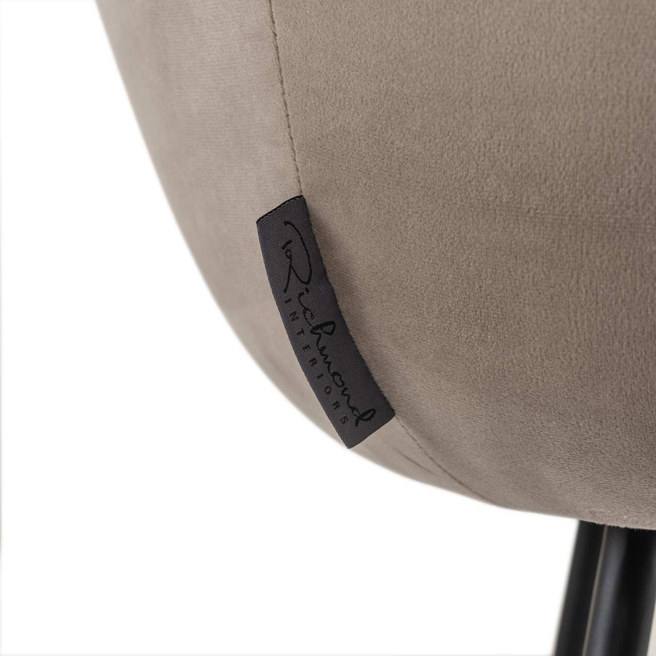 Chair Avani khaki velvet (Quartz Khaki 903)