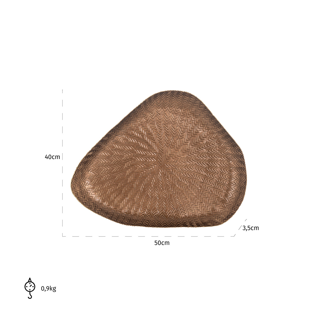 Dienblad Dita (Brushed Gold)